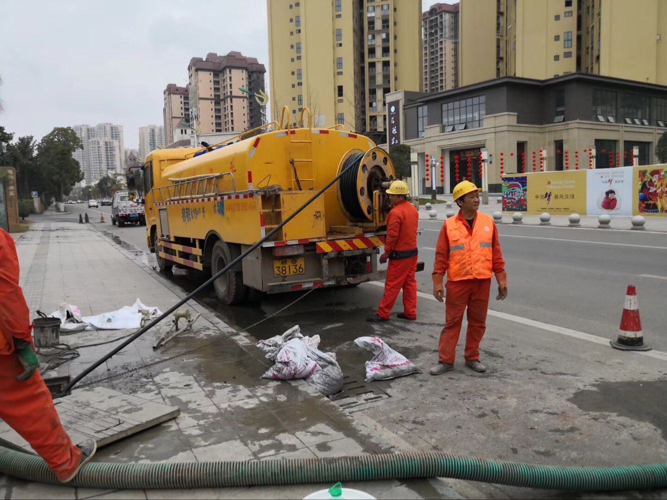 邹城排污管道清淤-管道清洗